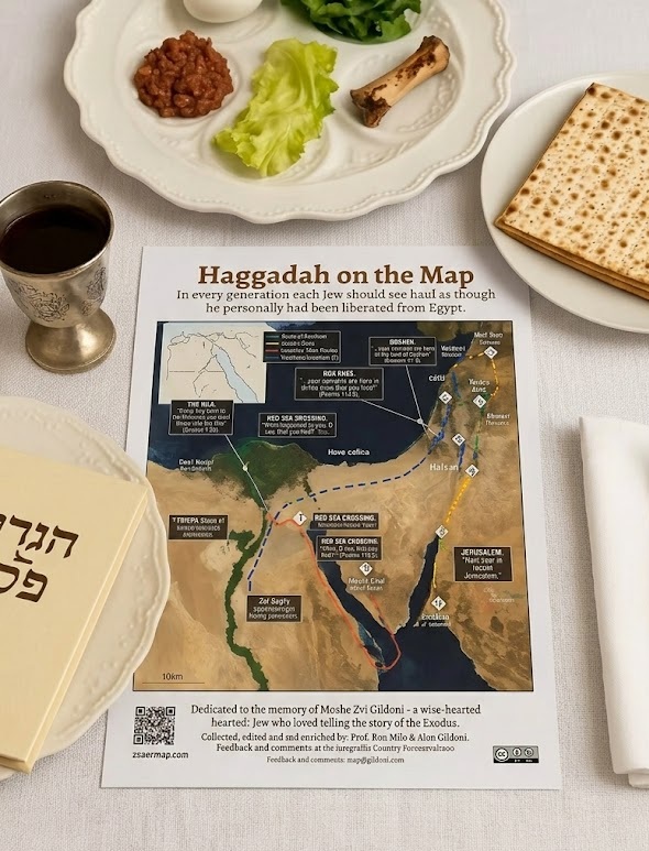 Haggadah Map